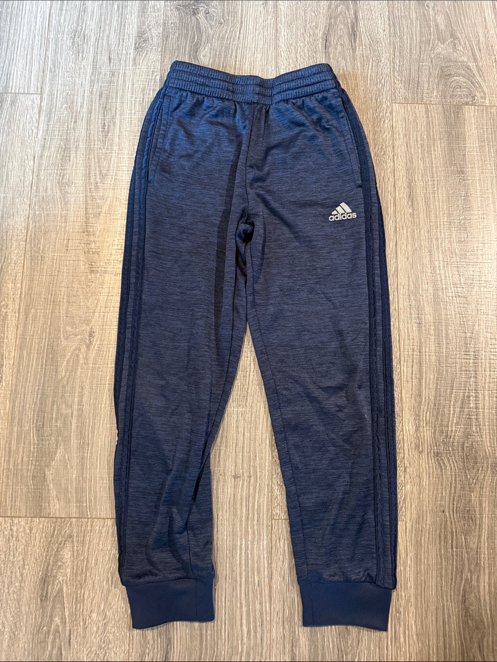 adidas Youth Navy Blue Track Joggers